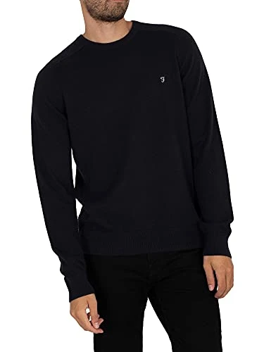 Men's Stern Crew Sweatshirt, 412 True Navy, L UK