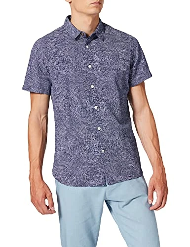 Men's Steve PM305850 Casual Shirt, Multicolour (Multi 0Aa), Large