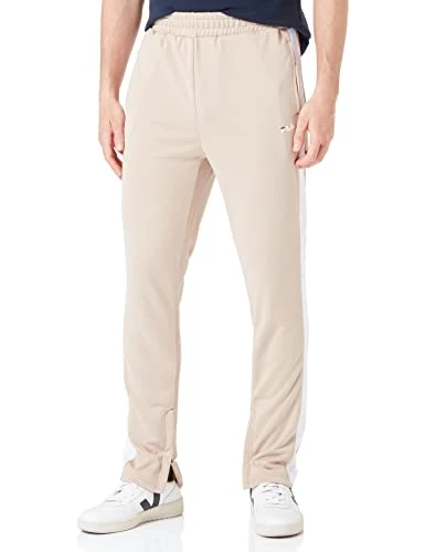 Men's Stevenson Track Slacks, Oxford Tan-Bright White, XXL