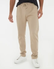 Men's Stone Pique Open Hem Joggers