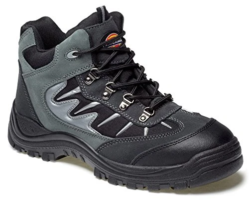 Men's Storm S1-P Safety Trainers FA23385A Grey/Black 9 UK, 43 EU Regular - EN safety certified