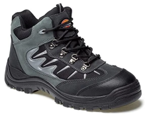 Men's Storm S1-P Safety Trainers FA23385A Grey/Black 9 UK, 43 EU Regular - EN safety certified