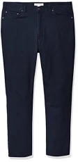 Men's Straight-Fit 5-Pocket Stretch Twill Trouser, Navy, 36W / 29L Men's Straight-Fit 5-Pocket Stretch Twill Trouser, Navy, 36W / 29L