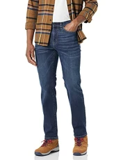 Men's Straight-Fit High Stretch Jean, Dark Wash, 35W / 29L