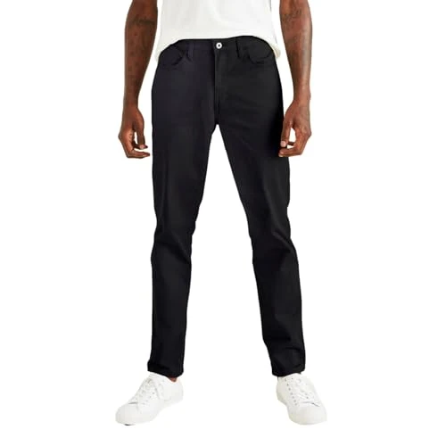 Men's Straight Fit Jean Cut All Seasons Tech Pants (Standard und Big & Tall) Casual, Black, 34W / 29L