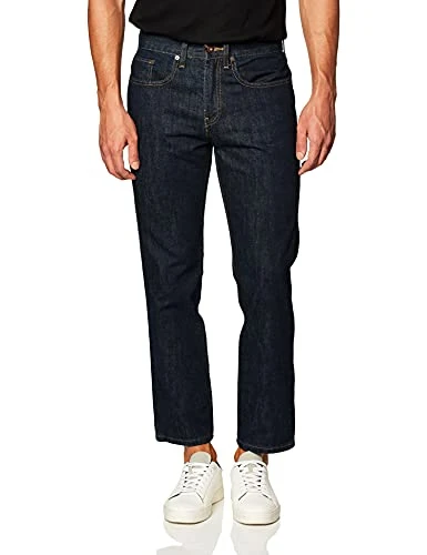 Men's Straight Fit Jeans, Marine Rinse, 32W x 32L