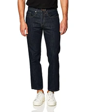 Men's Straight Fit Jeans, Marine Rinse, 32W x 32L Men's Straight Fit Jeans, Marine Rinse, 32W x 32L