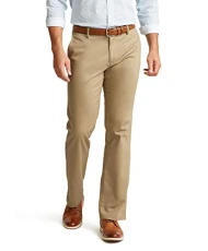 Men's Straight Fit Signature 2.0 Pants-Creaseless, New British Khaki, 40W x 29L Men's Straight Fit Signature 2.0 Pants-Creaseless, New British Khaki, 40W x 29L