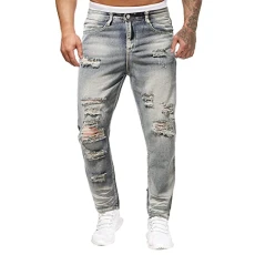Mens Straight Leg Jeans High Density Jean Black/Black/White Available in Big & Tall High Waisted Loose-Fit Workout Shorts Premium Twill Assorted Colors Black Ripped Jeans Men
