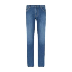 Mens Straight Leg Jeans Light Blue Wash 28W / 32L