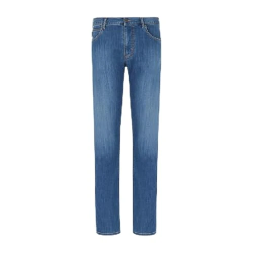 Mens Straight Leg Jeans Light Blue Wash 28W / 32L