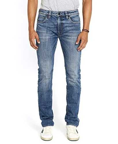 Men's Straight Six Denim Jeans, Indigo, 40W x 32L