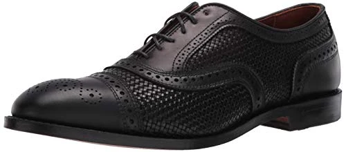 Men's Strand Weave Oxford, Black, 8 Wide