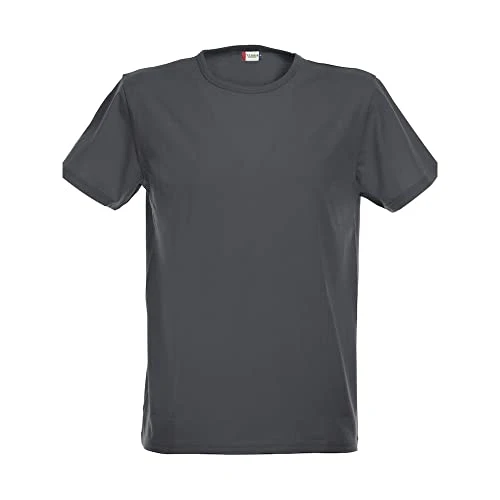 Mens Stretch T-Shirt (XL) (Anthracite Melange)