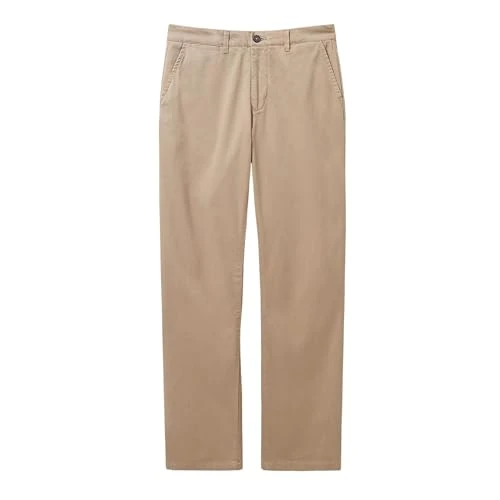Mens Striaght Fit Chinos Short Leg 34S TAN
