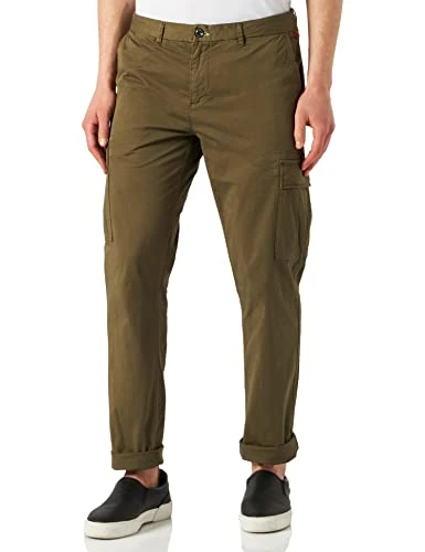 Men's Stuart-Garment Dye Slim-Fit Cargo Pants, Khaki 0414, 28W / 32L