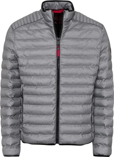 Men's Style Craig Light Wool-Steppjacke mit Smarten Stylingdetails Quilted Jacket, Platinum, XL