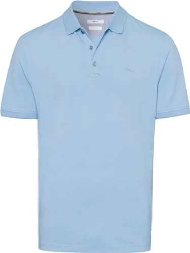 Men's Style Pete U Hi-Flex: Polo Shirt in Summer Colours, Smooth Blue, XS