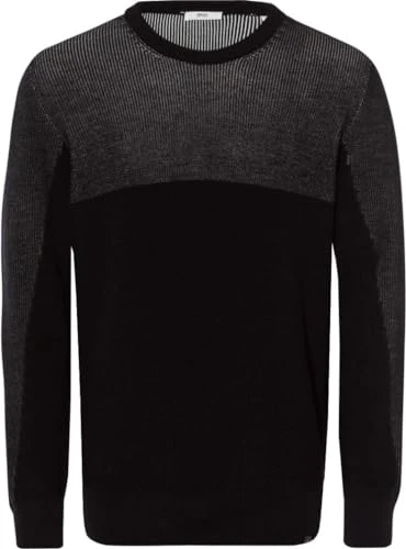 Men's Style Rick Feel Good Sportive crew neck jumper in Sweater, black, L