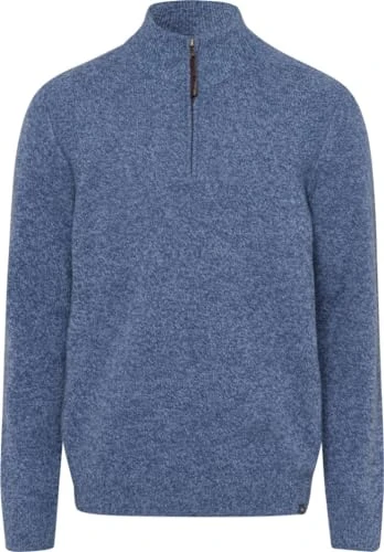 Men's Style Steffen Lambswool Sweater, Steel Blue, M