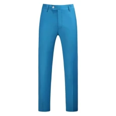 Men's Suit Trousers Solid Dress Pants Regular Fit Straight Suit Pants Casual Business Trousers Comfortable Lightweight Pants with Button & Zip Fly Expandable-Waist Flat Front Trousers XXXXXXL