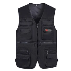 Men's Suit Vest Business Formal Dress Loose Fit Mens Waistcoat Vest Double Breasted Leather Waistcoat Easy Care Work Men's Suits & Blazers