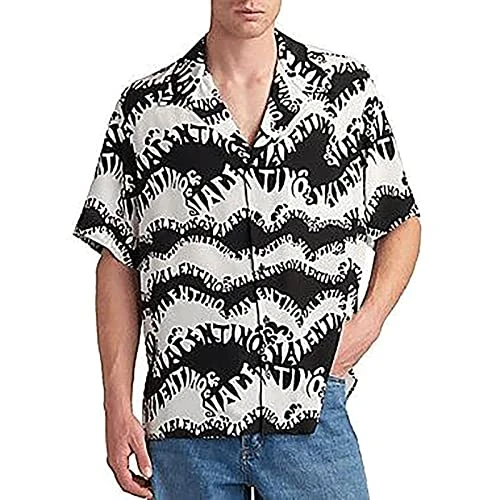 Men's summer shirt, short sleeve men's shirt, men's summer print, short sleeve, loose, casual, hangi