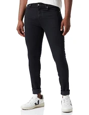 Men's Super Skinny J30J323694 Pants, Denim (Denim Black), 40W / 34L Men's Super Skinny J30J323694 Pants, Denim (Denim Black), 40W / 34L