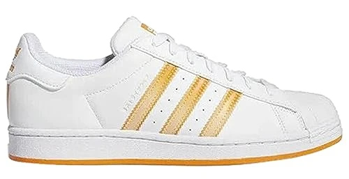 Mens Superstar Shoes, White/Black/Black, 9