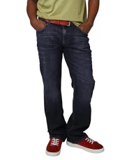 Men's Sustainable Straight Jeans, Blue, 30R