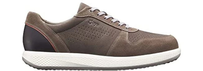 Mens Sven Leather Brown Trainers 7 UK