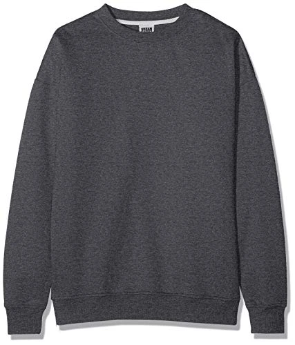 Men's Sweat Crewneck Jumper, Grey , XL