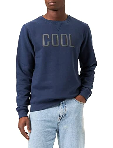 Men's Sweat Jumper Sweatshirt, 194024/Dress Blues, S