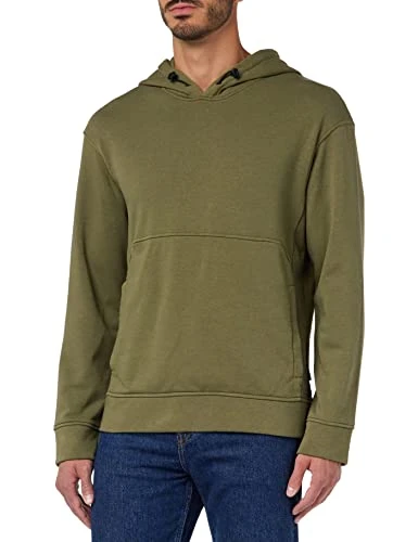 Men's Sweater W/Hood 3bmrs200a Sweatshirt, Military Green 22y, XL