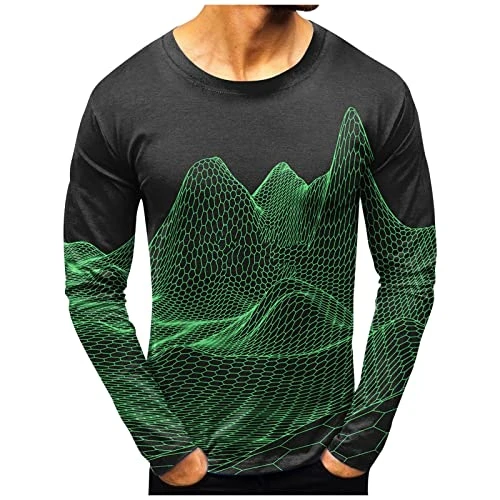 Mens Sweatshirts Crewneck Long Sleeve Sweatshirt Plain Autumn Elastic Sweat Hood Breathable Hiking C