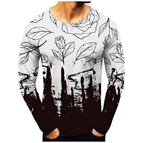 Mens Sweatshirts No Hood Crewneck Long Sleeve Sweatshirt Regular Winter Personalised Pullover Casual