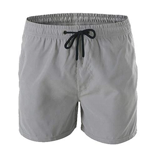Mens Swimming Shorts Sports Net Beach Shorts Dry Quick with Inner Casual Pants Men's Shorts Men's Swimwear Mens S Swim Trunks (1-Grey, XXXL) Mens Swim Shorts and Top Set Men's Swim Shorts Trunks