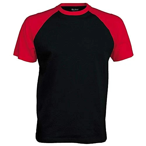 Men's T-Shirt multicolour black / red Medium