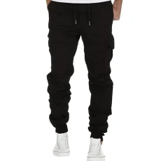Men's Tactical Pants, Cargo Pants Classic Elastic Waist Beach Pants for Men Cover Up Stripe Shrink-Less Male Workout Clothes Basketball Training Mardi Gras Men's Flat Front Shorts Black