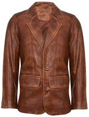 Men's Tan Genuine Leather Blazer Soft Real Italian Tailored Vintage Jacket Coat 3XL Men's Tan Genuine Leather Blazer Soft Real Italian Tailored Vintage Jacket Coat 3XL