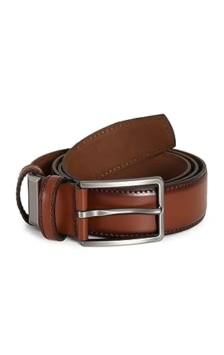 Mens Tan Leather Belt-S (30-32in)