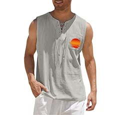 Mens Tank Tops Multipack Cotton Vest for Men Sleeveless Undershirt Basic Plain Color Underwear Mens Tank Tops XXXL Slimming Vest Men XXL Mens Burgundy Shirt (Grey, S)