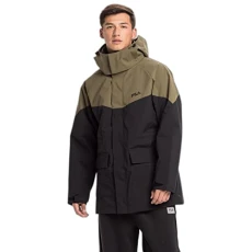 Men's Tanvald Light Padded Parka Jacket, Moonless Night-Burnt Olive, M Men's Tanvald Light Padded Parka Jacket, Moonless Night-Burnt Olive, M