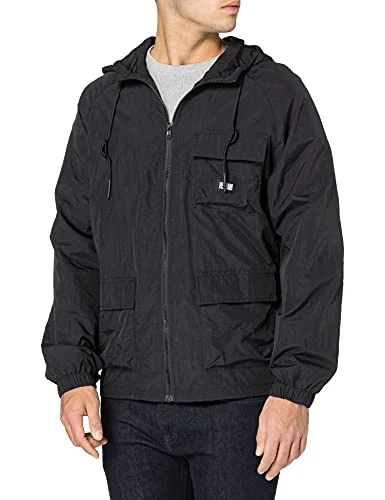 Men's Tb4125-commuter Parka Jacket, Black, XXXL