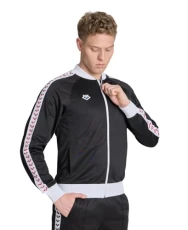 Men's Team Relax Iv Jacket Track, Black/White/Crimson, S Men's Team Relax Iv Jacket Track, Black/White/Crimson, S