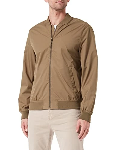 Men's Technical Bomber Jacket, Clear Khaki, M