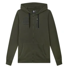 Mens Terrace Full Zip Hoodie (S) (Dark Olive) Mens Terrace Full Zip Hoodie (S) (Dark Olive)