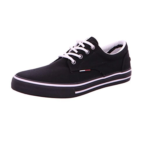 Men's  Textile Low Top Sneakers, Black Black 990, 10 UK