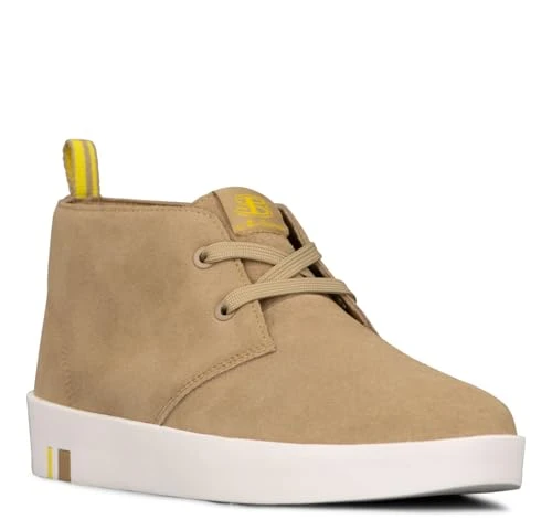 Men's Thames Sneaker, Tan/Whisper White/Yellow, 10.5 UK