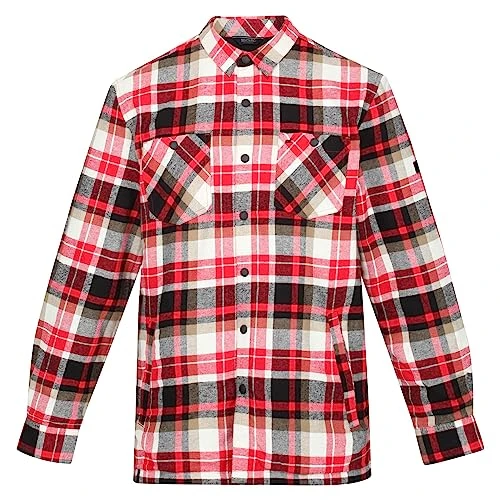 Mens Thamos Organic Cotton Check Long Sleeve Shirt